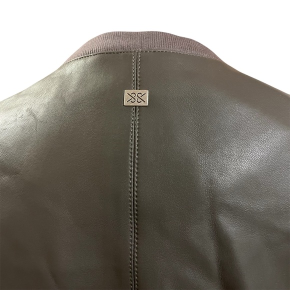 Soia & Kyo sianne lambs leather gray fitted jacket - Picture 4 of 14